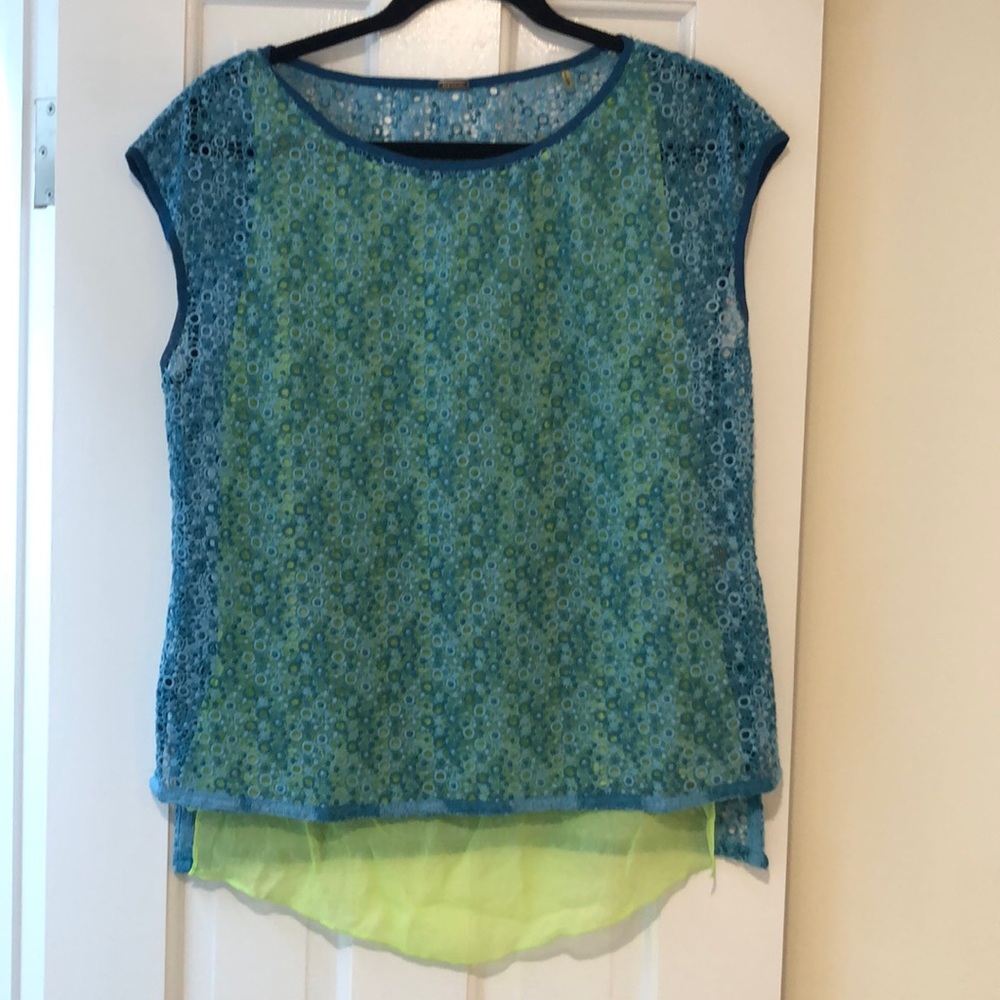Elie Tahari 2 tops see thru